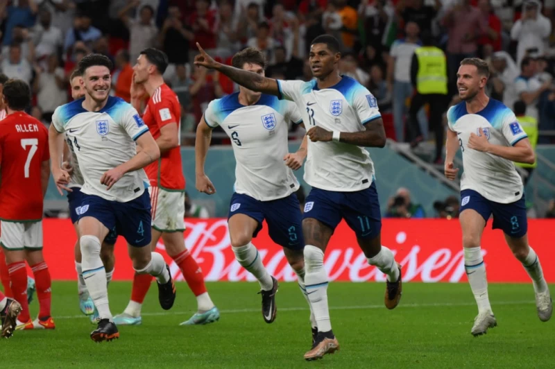英格蘭拉什福德(Marcus Rashford)狀況不錯。法新社