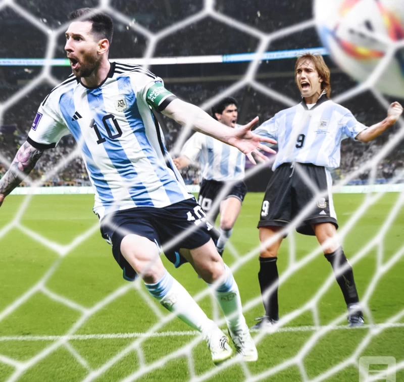 巴迪斯圖塔(Gabriel Batistuta,右)。摘自推特