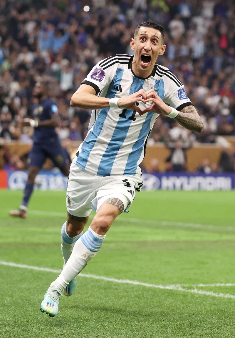 迪馬利亞(Angel Di Maria)進第二球。摘自官方推特
