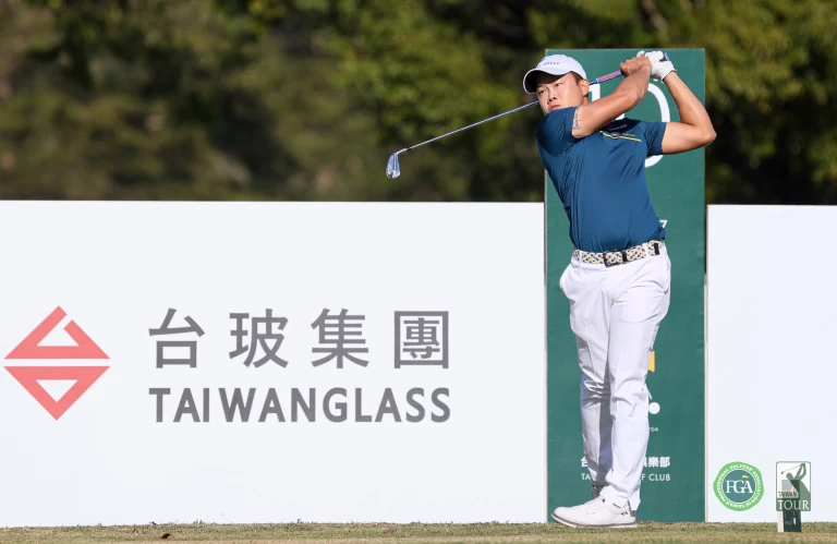 第一回合李玠柏以70桿 2暫並列第二。TPGA / 林聖凱攝