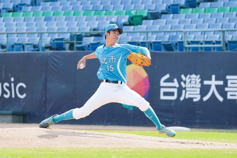 張峻瑋完投7局失1分奪勝。大會提供