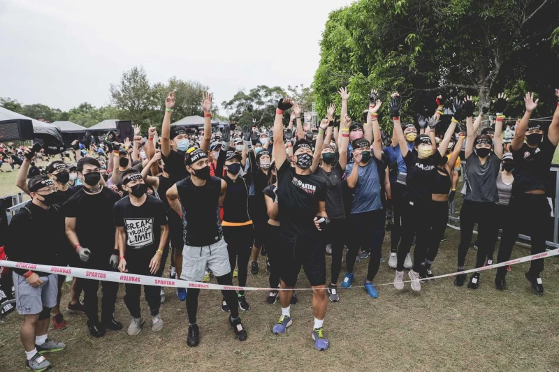 台灣斯巴達辦聖旗繞台灣活動尋求支持。官方提供