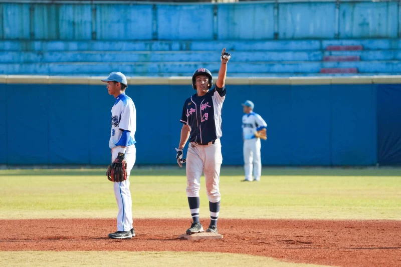 美和科大詹瑋晨單場3安5打席都上壘。大會提供