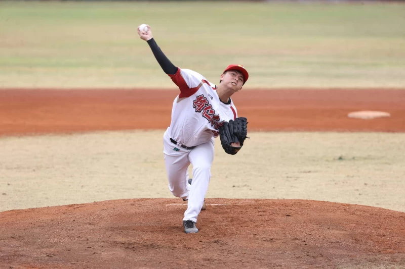 輔仁大學李濬嘉7局失3分優質先發吞敗。大會提供