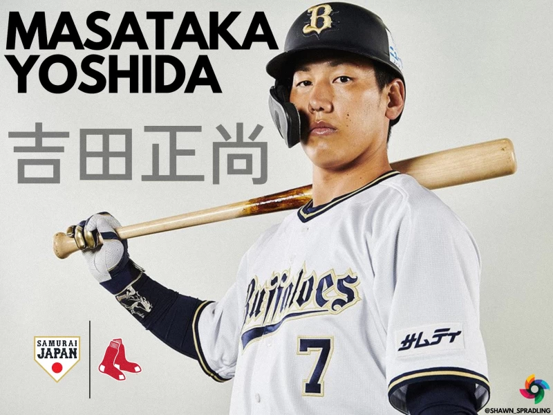 波士頓紅襪先前和日籍重砲吉田正尚簽下一張5年9000萬美元合約引起囑目。摘自推特