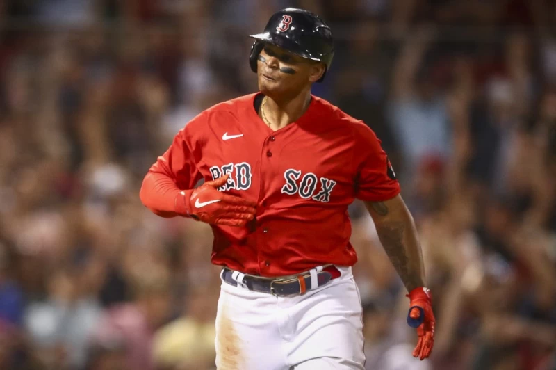 狄佛斯(Rafael Devers)。法新社