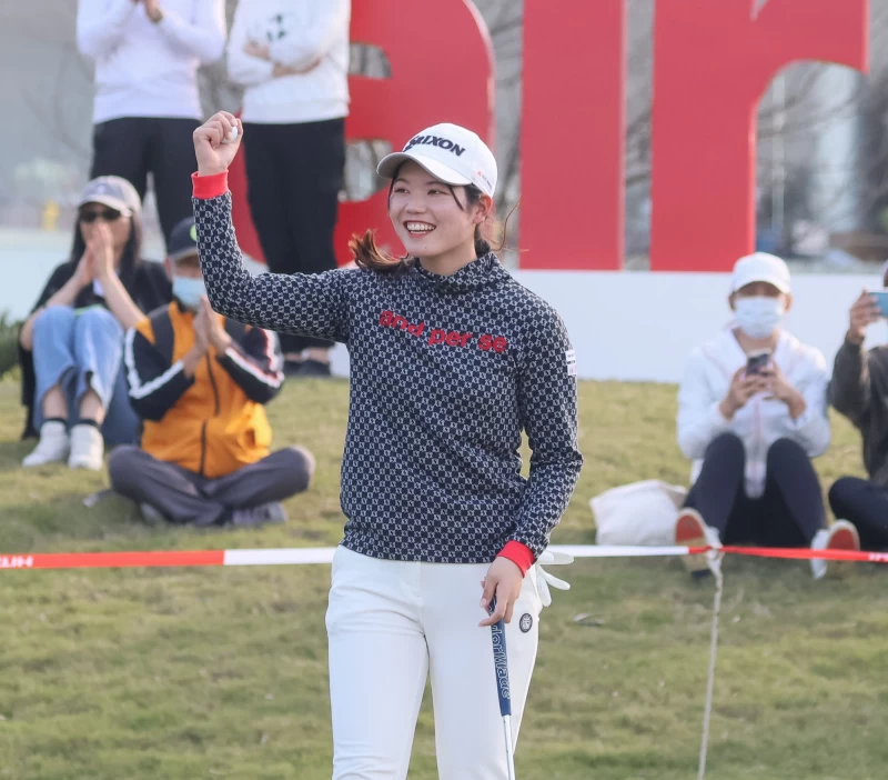 日本選手櫻井心那奪冠。TLPGA提供/葉勇宏攝影