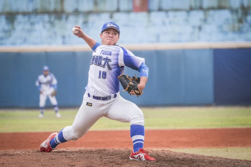臺灣體大邱志鵬先發8局無失分。大會提供