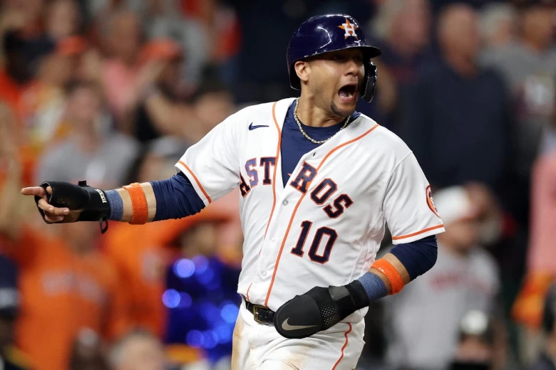 休士頓太空人過去幾年的主戰一壘手古利爾(Yuli Gurriel)可能加盟馬林魚。法新社