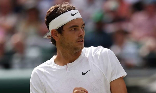 美國一哥弗里茲(Taylor Fritz)本來也不信邪。摘自澳網官方推特