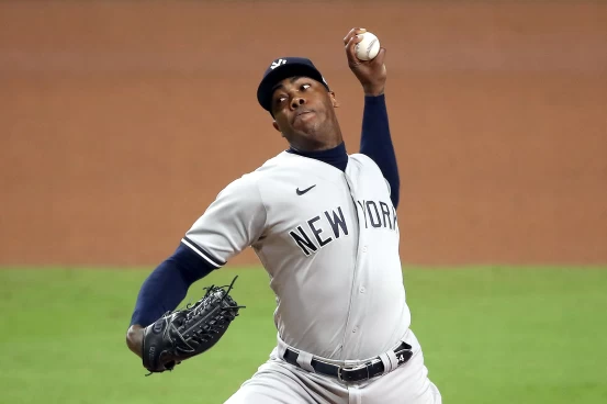 前紐約洋基終結者查普曼(Aroldis Chapman)已經與堪薩斯皇家達成簽約協議。法新社