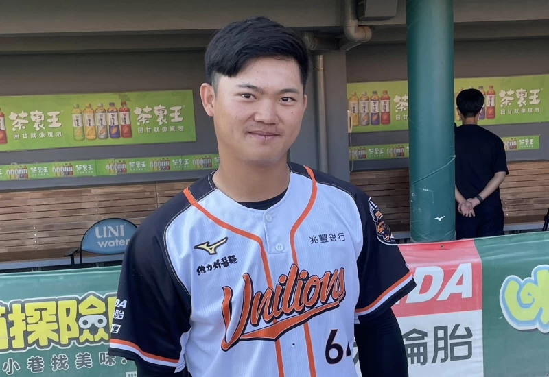 統一獅林靖凱。吳敏欣攝