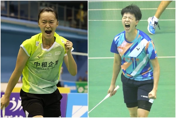 許玟琪(左)、白馭珀雙晉8強。合成照片