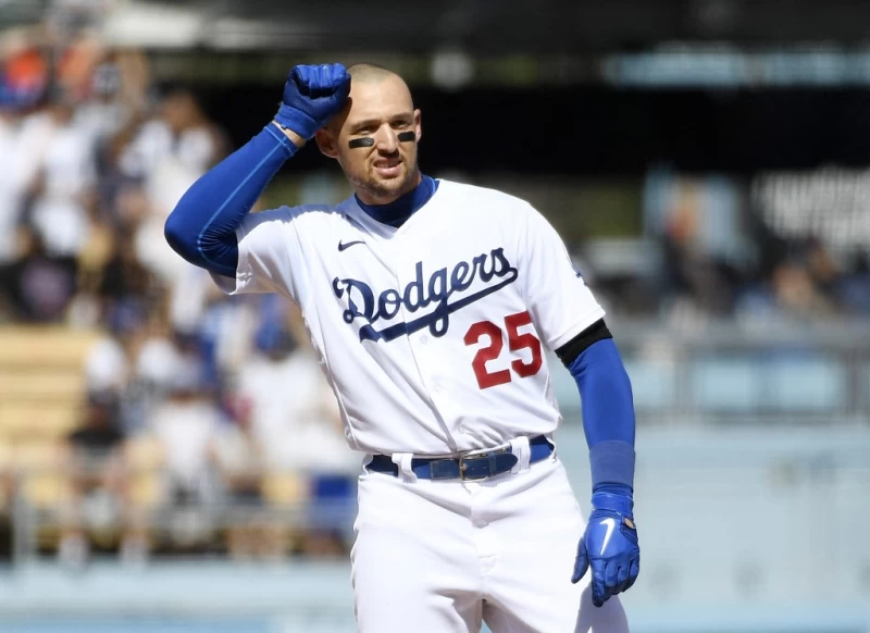 洛杉磯道奇的外野手湯普森(Trayce Thompson)將加入經典賽的英國隊。法新社