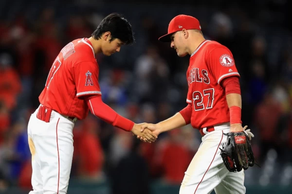 天使看板球星楚奧特(Mike Trout)要盡自己所能來留人。法新社