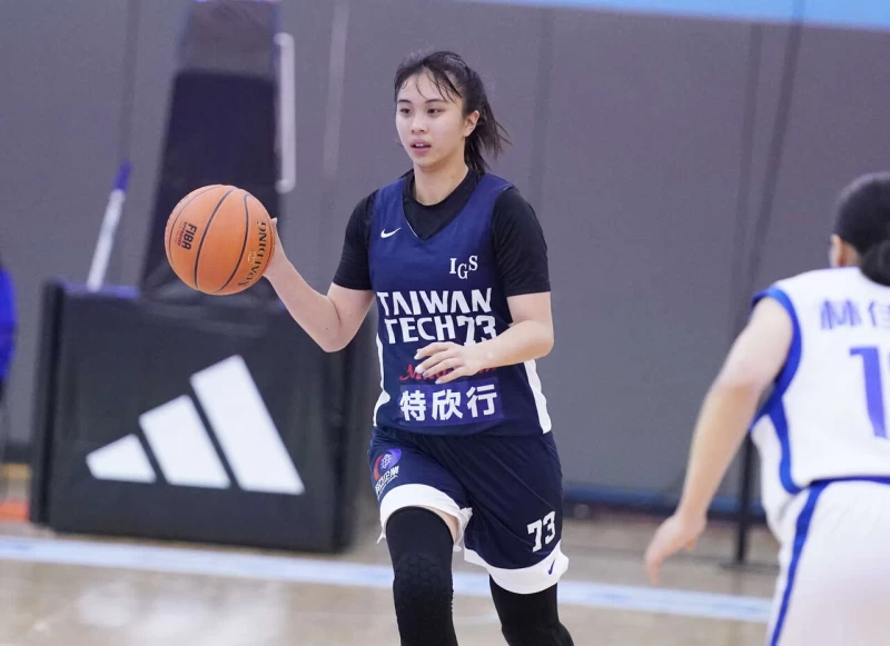 臺灣科大王禹雯8分5籃板。大會提供
