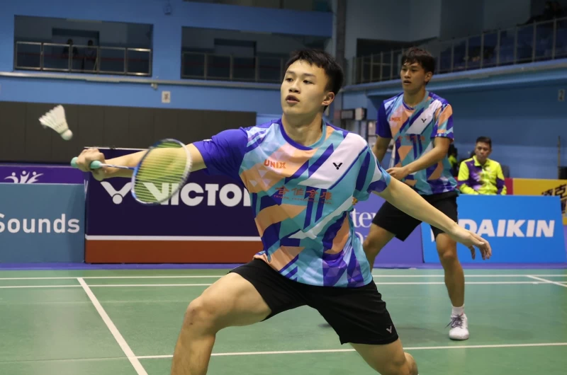 西苑合庫蔡富丞賴柏佑拿下U19男雙亞軍。官方提供