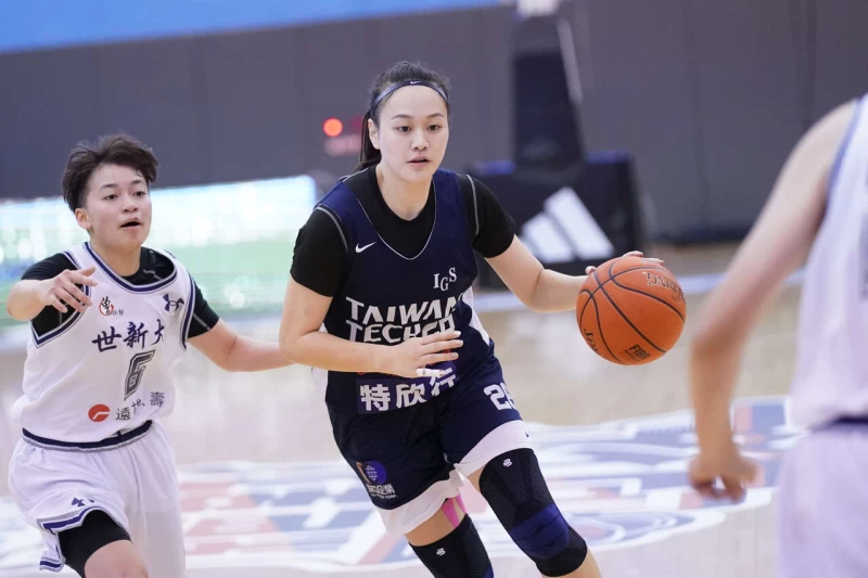 臺灣科大艾郁婕11分10籃板。大會提供