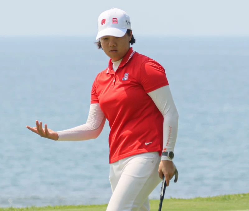 張雅淳以三回合總桿平標準的216桿並列第五，是台灣選手中成績最佳的三位之一。TLPGA提供／葉勇宏攝影