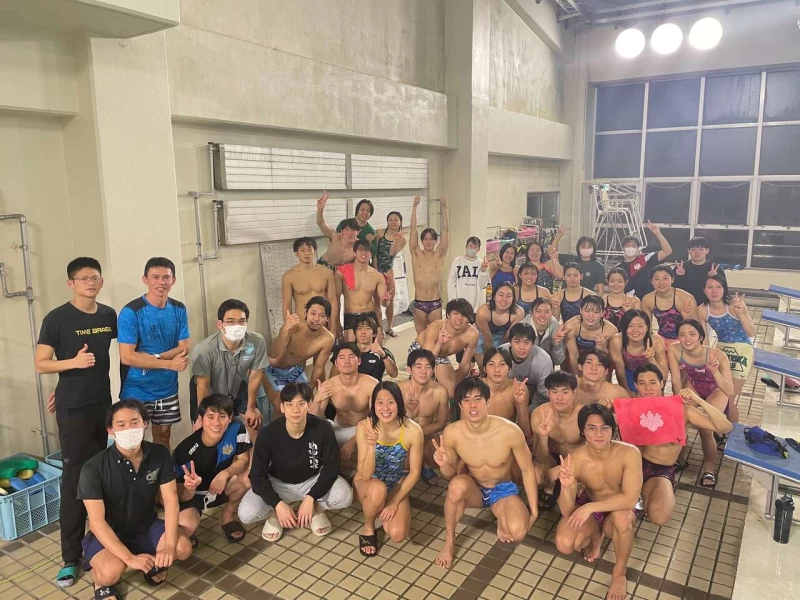 黃智勇與黃渼茜赴日本筑波大學集訓合照。黃智勇提供