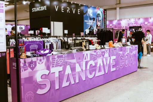 STANCAVE台灣運動IP周邊商品展首日現場。官方提供