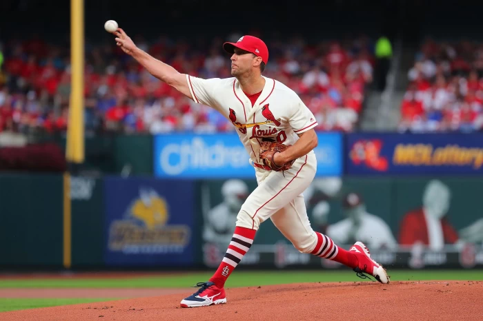 聖路易紅雀41歲王牌先發溫萊特(Adam Wainwright)。法新社