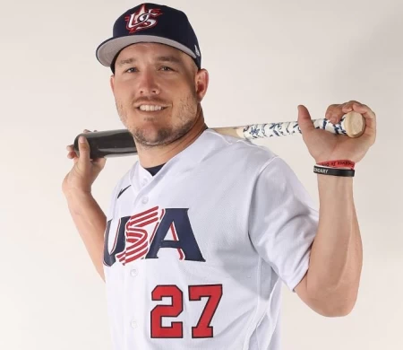 洛杉磯天使的「鱒魚」楚奧特（Mike Trout）。摘自推特
