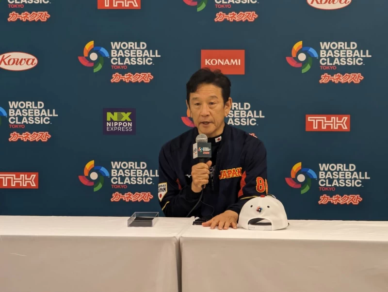 日本監督栗山英樹。謝岱穎攝
