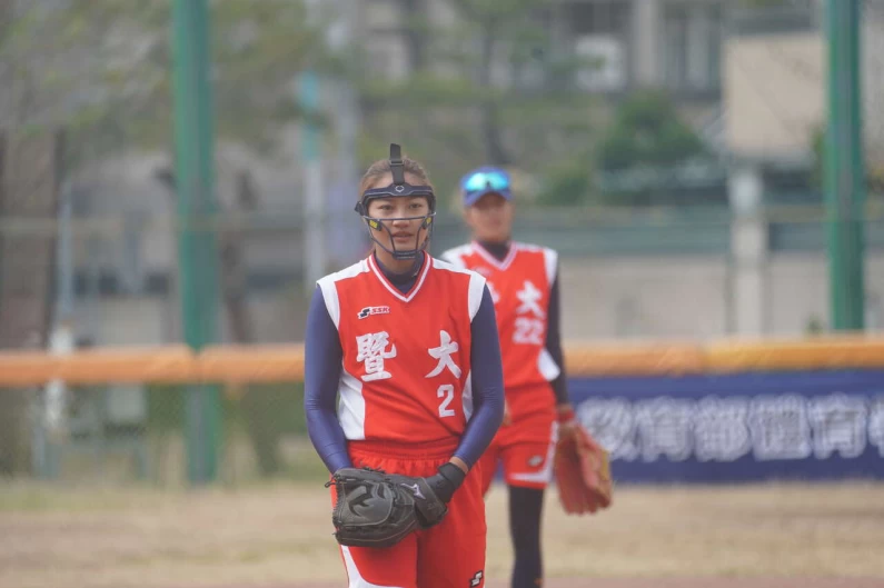 暨南大學柯夏愛也是國家隊王牌投手。大專體總提供