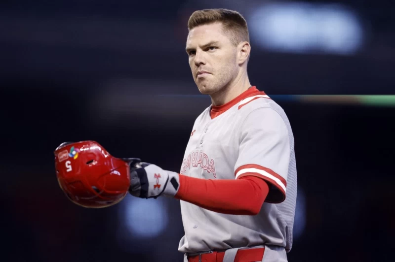 加拿大傷了最大咖球星佛里曼（Freddie Freeman）。法新社