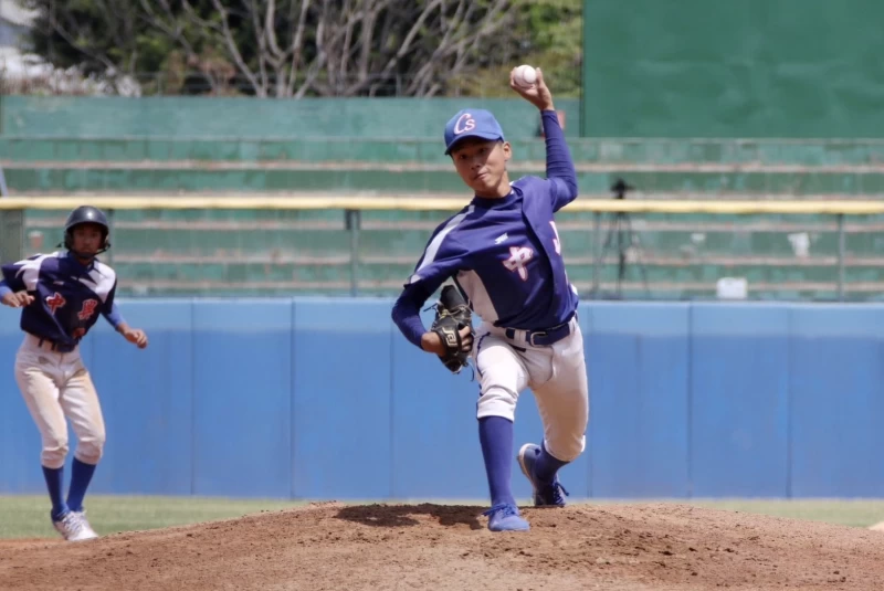 中山巫宏威完投領軍以5比1擊退南投縣中興國中。大會提供