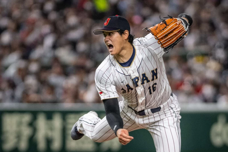 大谷翔平飆速164公里邊投邊吼法新社