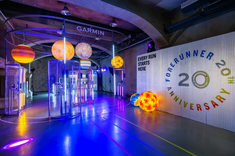Garmin以每個跑者都是行星為主軸,3月18日至精心打造FORERUNNER 20週年行星跑者特展。官方提供