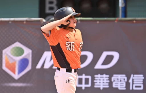 田禹佐首局敲出2分彈。台灣世界少棒聯盟提供