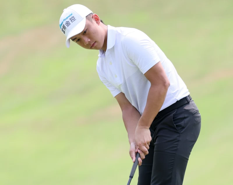 第二回合業餘選手陳季群以 970.65暫並列第四。TPGA/林聖凱攝
