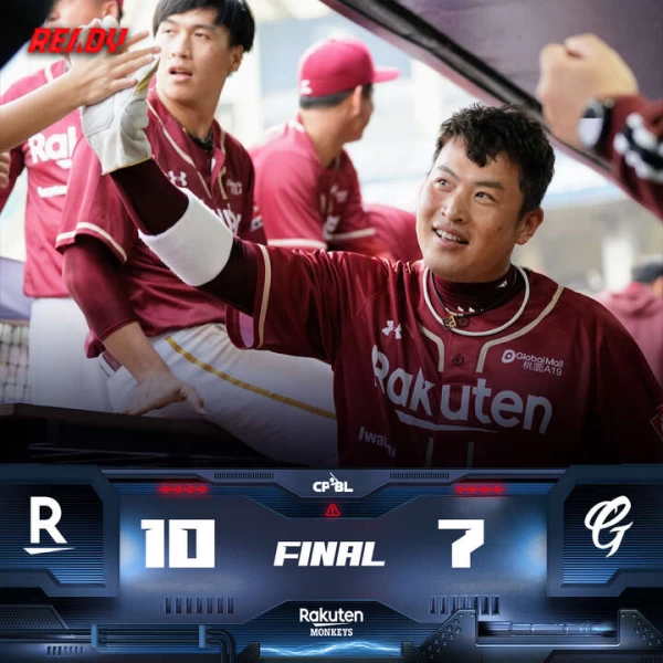 樂天靠著整場掃出16安,與在5局攻下5分大局奠定勝基。摘自樂天桃猿臉書