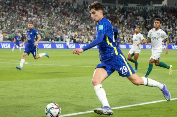 哈弗茨(Kai Havertz)因傷復出後也沒有踢出應有表現。法新社
