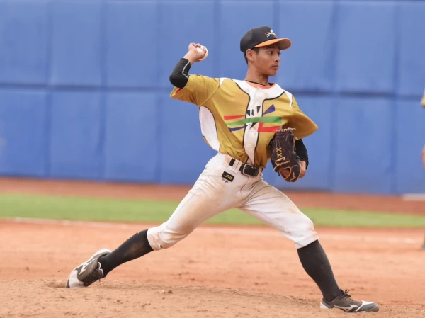 田伯軒守下一分差。台灣世界少棒聯盟提供
