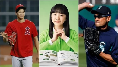 大谷翔平(左)、鈴木一朗(右)竟只排2、3名,不敵女星蘆田愛菜。合成照片