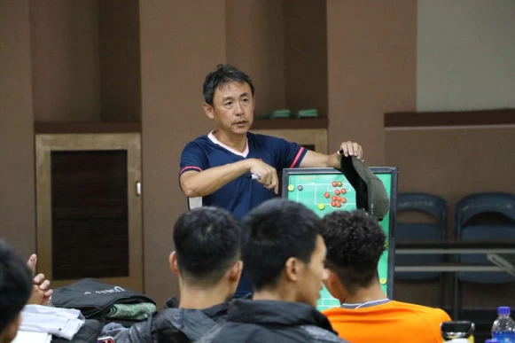 台北競技總教練陳信安不滿賽程安排。官方提供