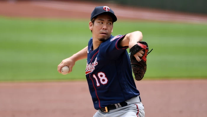 前田健太被180km強襲球打中腳踝。法新社