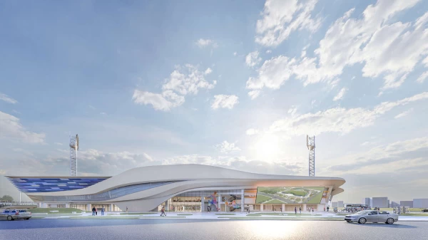 全國首座國際級足球專用運動園區。台中市運動局提供