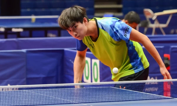 陽明交大桌球選手林均豪。大會提供