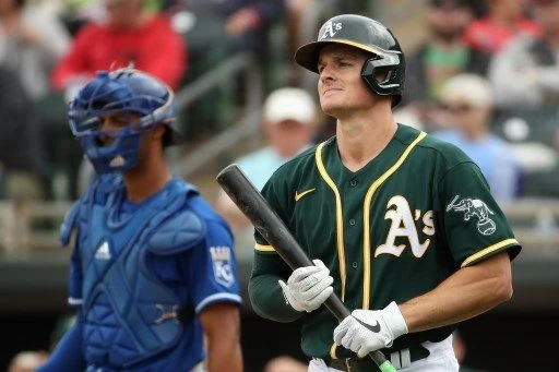 運動家昔日三壘大將查普曼（Matt Chapman）。法新社