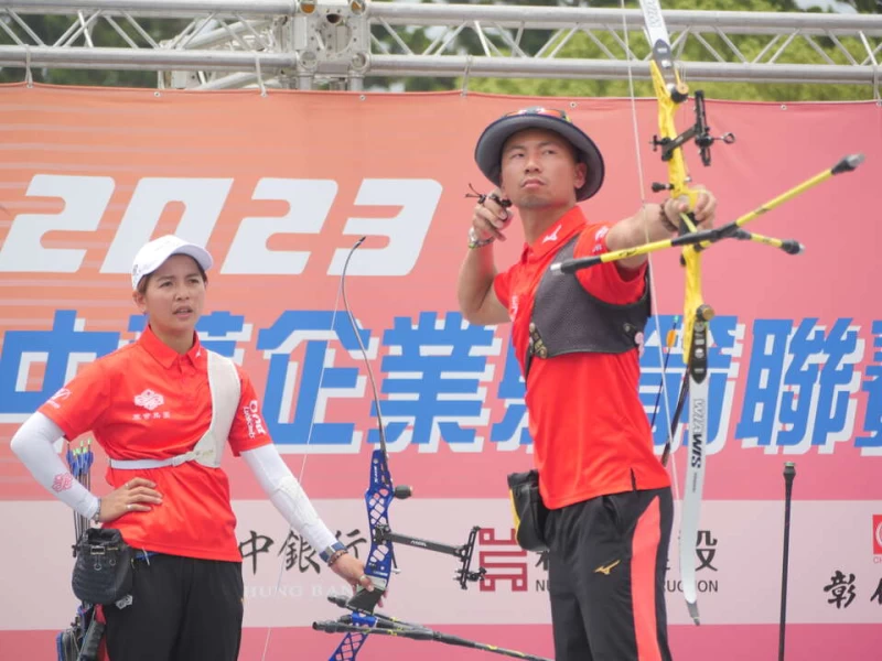 寒舍集團林佳恩魏均珩前3點收穫2勝。射前協會提供