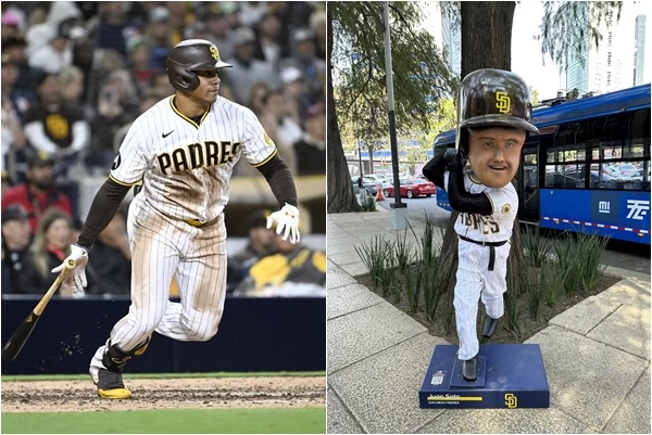 墨西哥便在球場附近擺了一座索托(Juan Soto)的雕像,但被不少人嫌醜。法新社