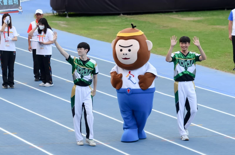 全大運吉祥物入場。大會提供