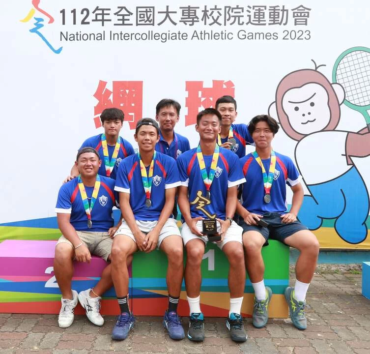 男團奪銀的台體大,在今年全大運打出歷年來最佳成績。四維體育推廣教育基金會提供