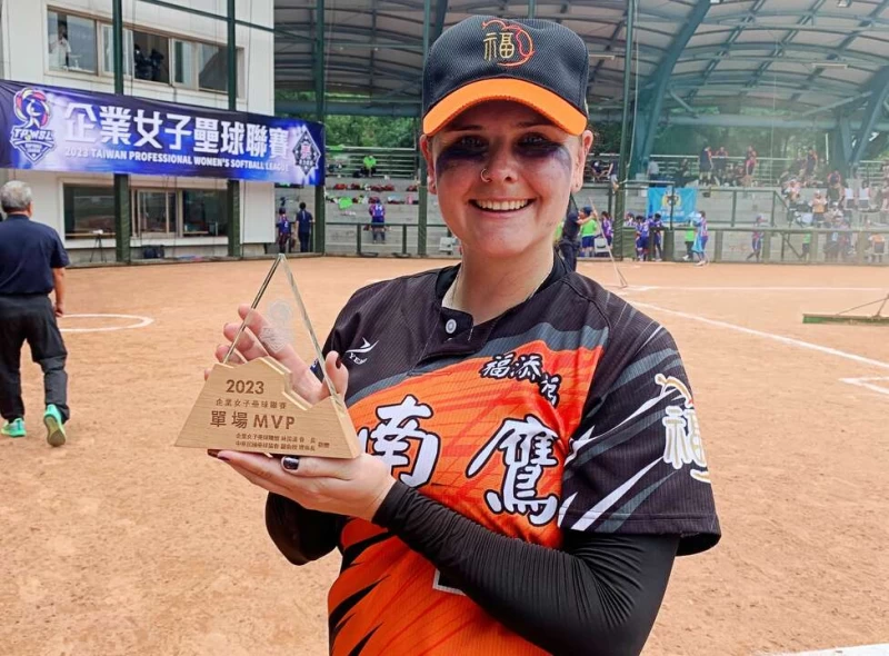 Lisa拿下個人本季首座MVP。(中華壘協提供)