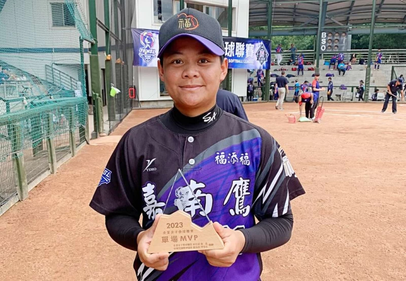 柯佳慧滿貫砲奪MVP。(圖:中華壘協提供)